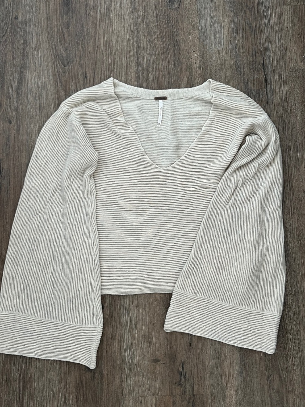 Free People Cream Sweater